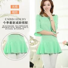 2014夏裝新款韓版時(shí)尚南韓提花女款上衣 廠(chǎng)家批發(fā)誠(chéng)招代理